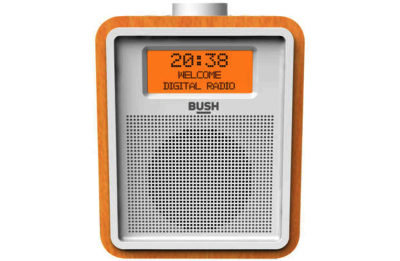 Bush Wooden DAB Clock Radio